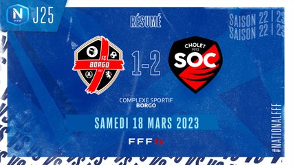 J25 | FC Borgo - SO Cholet (1-2)