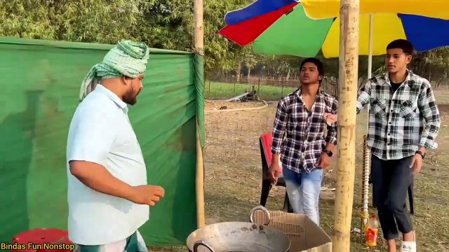 Chiken Pakora Chor New Funny Comedy Video __ By Bindas Fun Nonstop