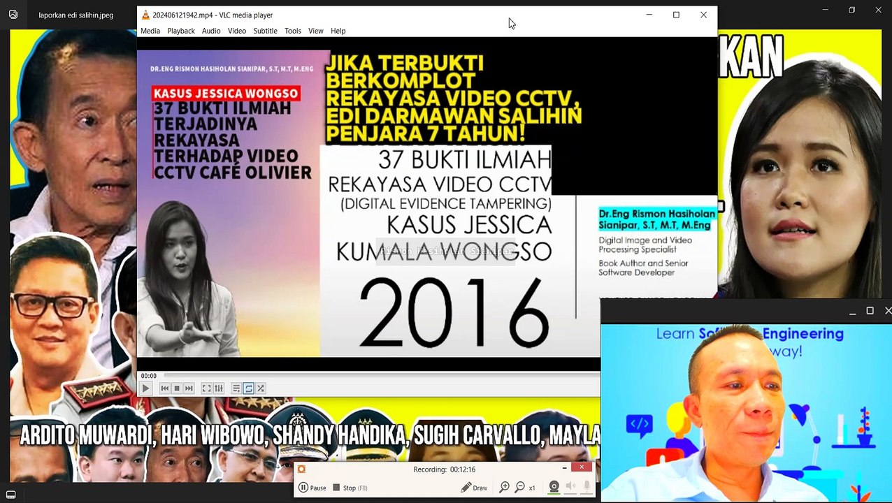 OTTO HASIBUAN HARUS LAPORKAN EDI DARMAWAN SALIHIN: SEMBUNYIKAN VIDEO CCTV 9 DARI PENGADILAN!