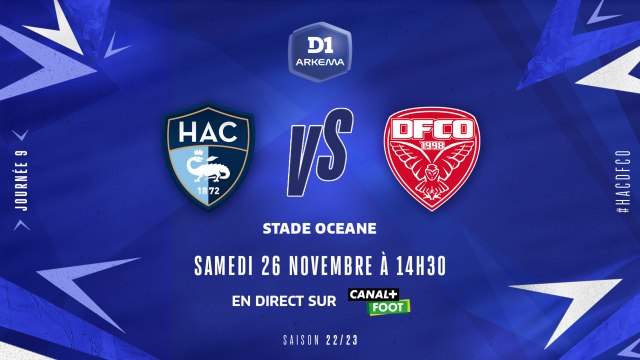 J9 I Le Havre AC – Dijon FCO (5-0)