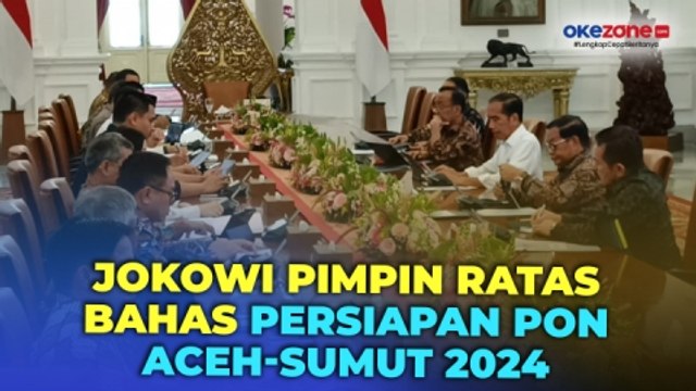 Presiden Jokowi Gelar Ratas Bahas Persiapan PON Aceh-Sumut 2024