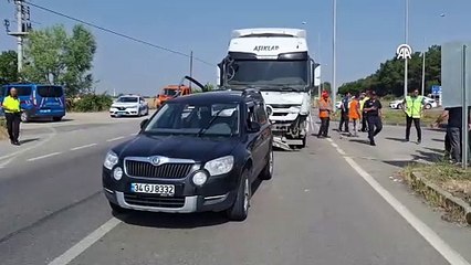 Sinop-Samsun yolunda feci kaza