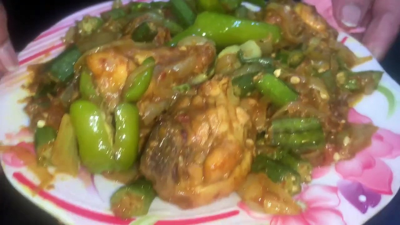 Bhindi Chicken Recipe _ New Bhindi Chicken Recipe _ Bhindi Gosht Recipe & Tips By Secret Desi Food