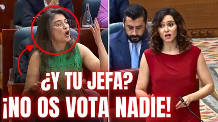 La gritona Bergerot trata de acorralar a Ayuso y le sale el tiro por la culata: “¡No os vota nadie!”