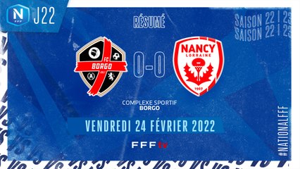 J22 | FC Borgo - AS Nancy L. (0-0)