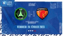 J22 | PARIS 13 ATLETICO - LE MANS FC (1-1), le résumé I National FFF 2022-2023