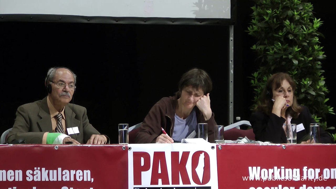 Panel 3 Diskussionsrunde am 11. Mai 2013 - 2. Palästina-Solidaritätskonferenz in Stuttgart