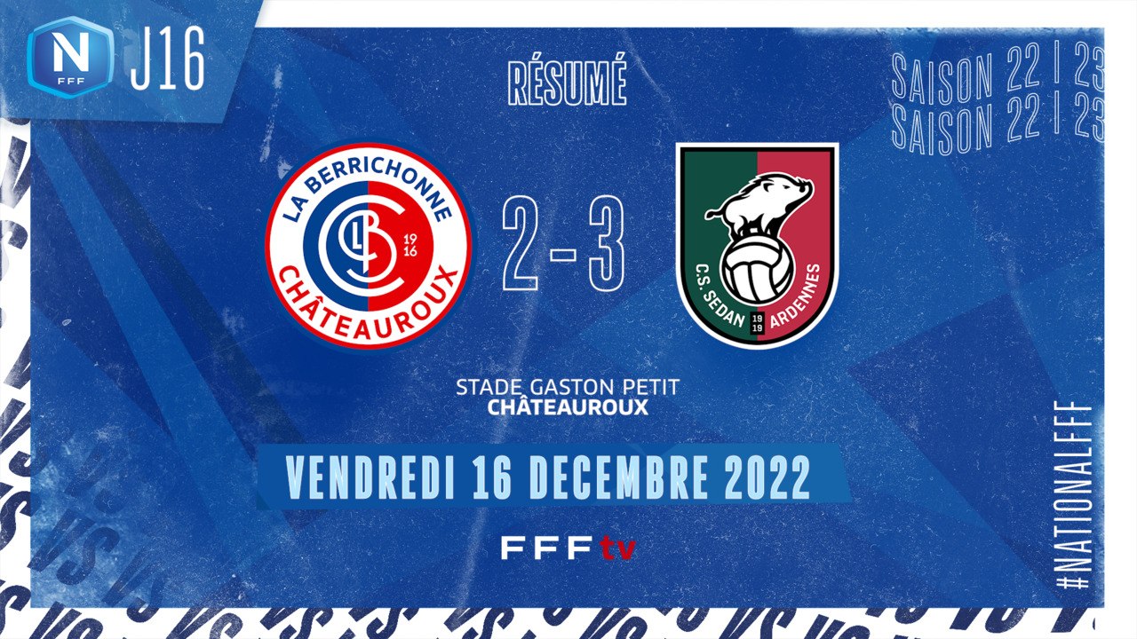 J16 | LB CHATEAUROUX - CS SEDAN ARDENNES (2-3),...