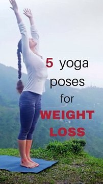 5 Yoga Poses for Weight Loss (Asanas) #shorts