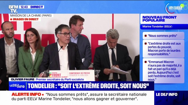 Législatives 2024: L'une des premières mesures que nous prendrons, c'est d'annuler la réforme de l'assurance-chômage , assure Olivier Faure
