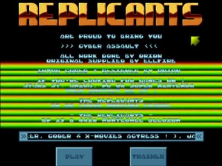 Atari ST Cracktro - Cyber Assault by The Replicants