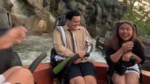 Wild boat ride turns an amusement park trip upside down