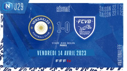 J29 | FC Versailles - FC Villefranche B. ( 1-0 )