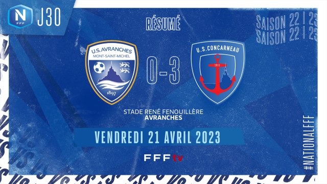 J30 | US Avranches MSM - US Concarneau (0-3)