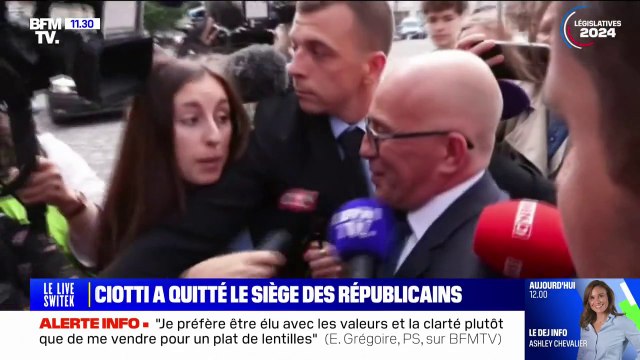 On va gagner ces élections : Éric Ciotti croit en une victoire d'une union de la droite aux législatives