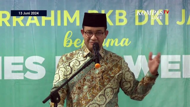 [FULL] Pernyataan Anies Baswedan usai Resmi Didukung PKB Maju Pilgub Jakarta 2024