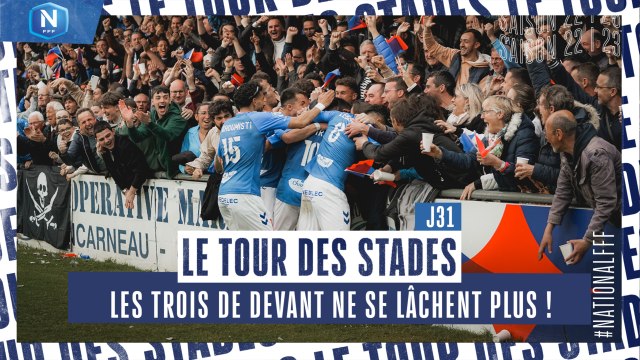 J31 | LE TOUR DES STADES : Concarneau et Martigues se neutralisent, Dunkerque à la relance ! ⚽️ Débrief National FFF ⚽️