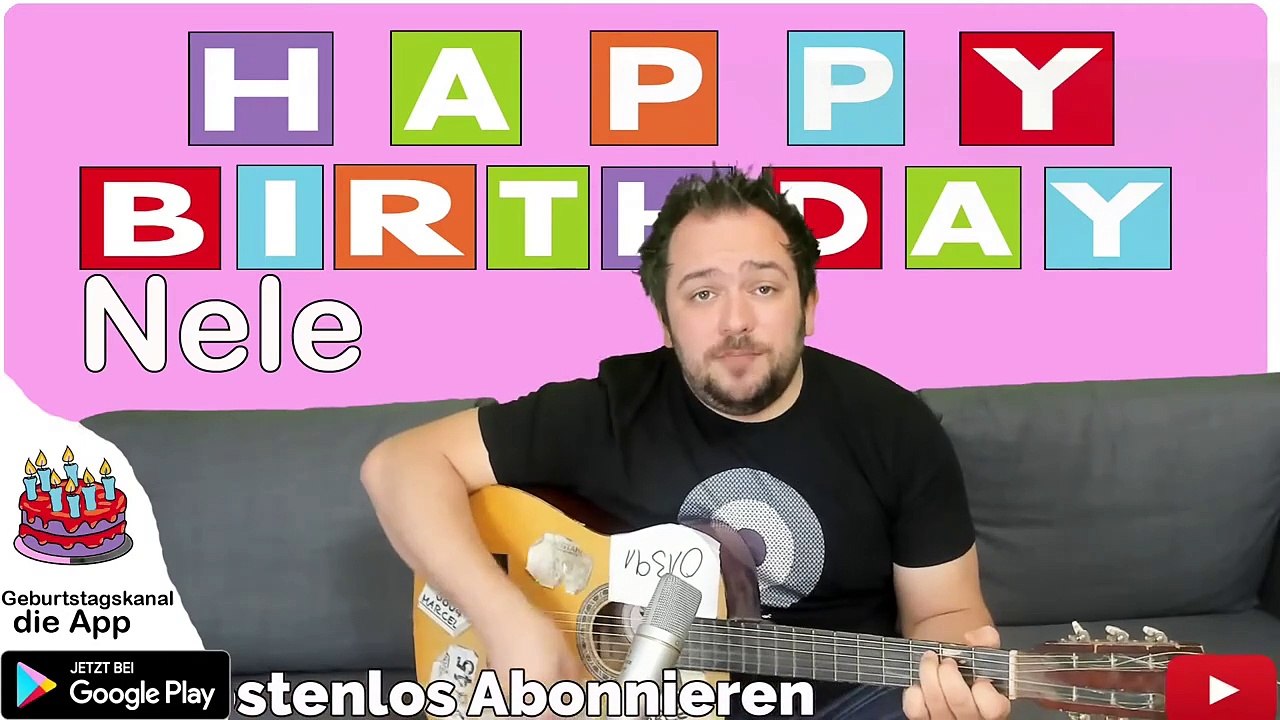 Happy Birthday, Nele! Geburtstagsgrüße an Nele