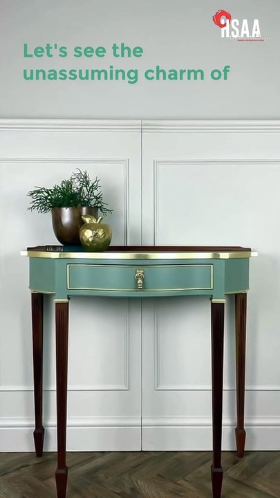 Discover the unassuming charm of a console table.