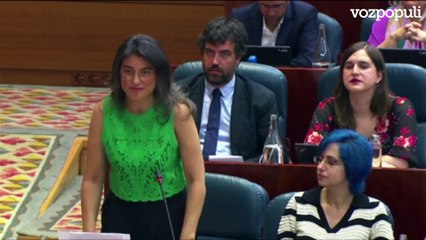 Ayuso responde a la "ultraizquierda"