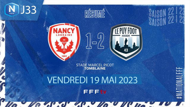 J33 I AS Nancy L. – Le Puy en Velay F. 43 (1-2)