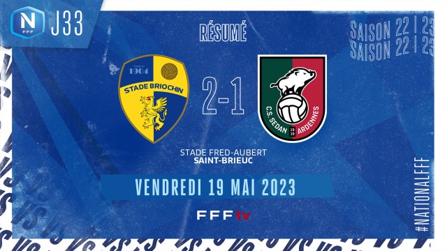 J33 | Stade Briochin - CS Sedan-Ardennes (2-1)