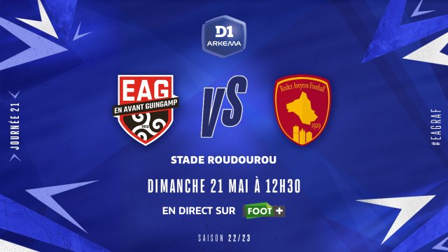 J21 I EA Guingamp – Rodez Aveyron F. (2-1)