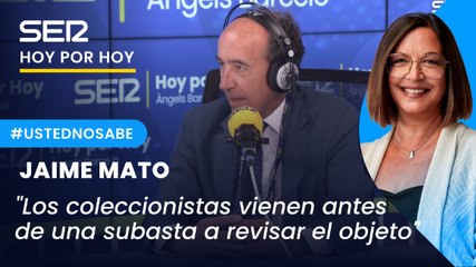 Jaime Mato, director de Ansorena, explica cómo llegan los objetos a subastarse y cómo se fija el precio