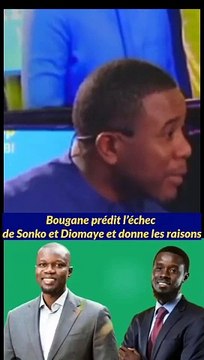 Bougane prédit l'échec de Bassirou Diomaye Faye et Ousmane Sonko
