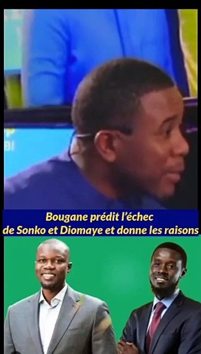 Bougane prédit l'échec de Bassirou Diomaye Faye et Ousmane Sonko