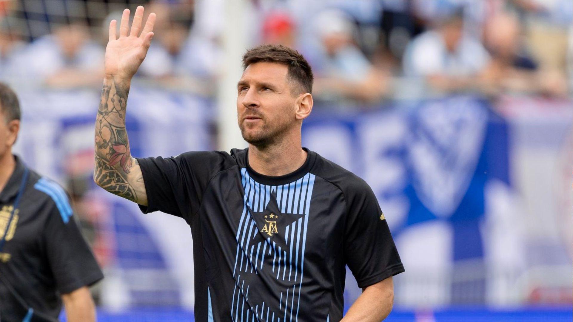 Messi, la estrella de Argentina
