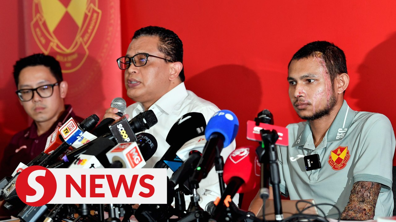 Full press conference: Faisal Halim's first public appearance since acid-attack