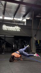 Woman Performs Pull Up Variations on Straight Bar