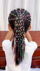 Beautiful girls hair style in India