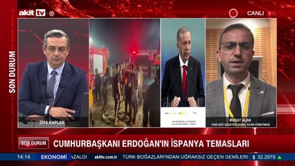 Cumhurbaşkanı Erdoğan’ın İspanya temasları sürüyor