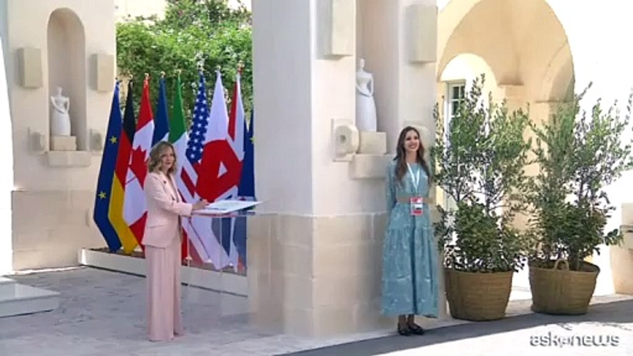 G7, la premier Giorgia Meloni apre il vertice a Borgo Egnazia