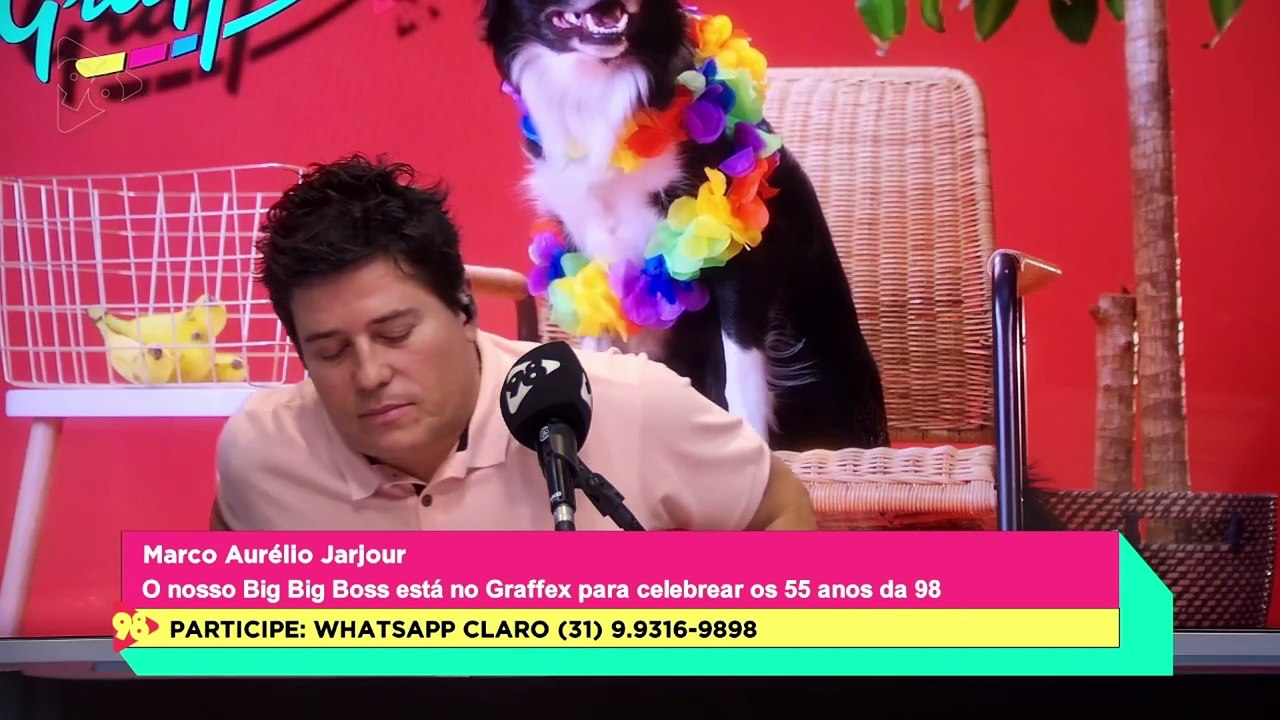 GRAFFITE 98 | Marco Aurélio Jarjour comemorando 55 anos da Rede 98