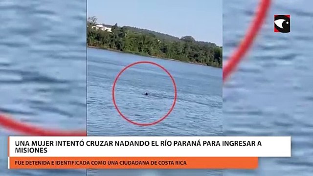 Una mujer intentó cruzar nadando el río Paraná para ingresar a Misiones