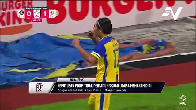 Keputusan PDRM pertaruh pemain muda makan diri apabila tewas kepada Malaysian University di pusingan pertama Piala FA