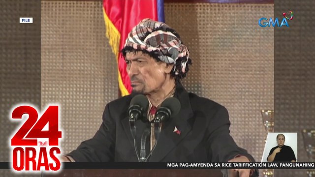 MNLF founder Nur Misuari, inaapela ang hatol sa kanyang guilty para sa kasong graft | 24 Oras