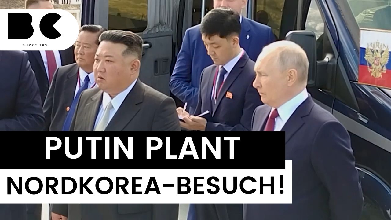 Russland: Putin-Besuch in Nordkorea geplant!