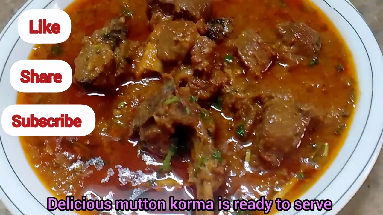 Mutton korma easy recipe/ bakra eid special recipe
