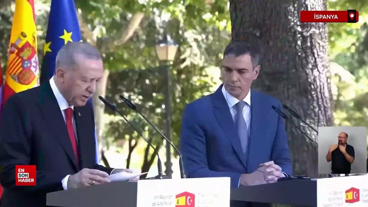Cumhurbaşkanı Erdoğan: İspanya'nın Filistin'i tanıma yönünde aldığı karar çok mühim