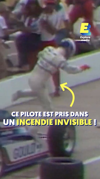 Ce pilote est pris dans un incendie invisible
