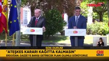 Erdoğan'dan İspanyol gazetecinin Demirtaş sorusuna çok sert tepki: Başını sallama...