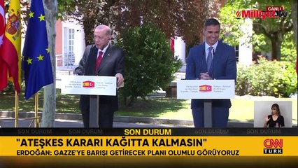 Erdoğan'dan İspanyol gazetecinin Demirtaş sorusuna çok sert tepki: Başını sallama...