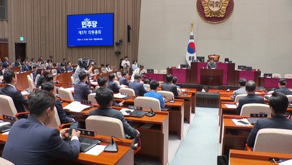 민주, '김 여사 특검·방송3법' 등 23개 법안 당론 채택 / YTN