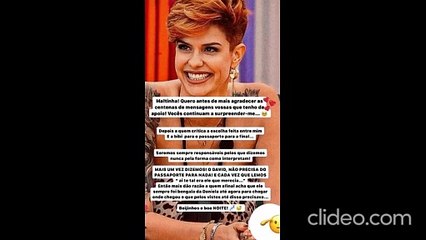 Ana Barbosa após sair do "Big Brother 2024"