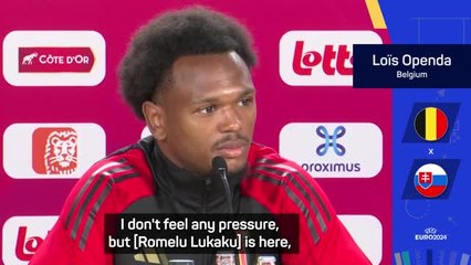 Openda learning from talisman Lukaku