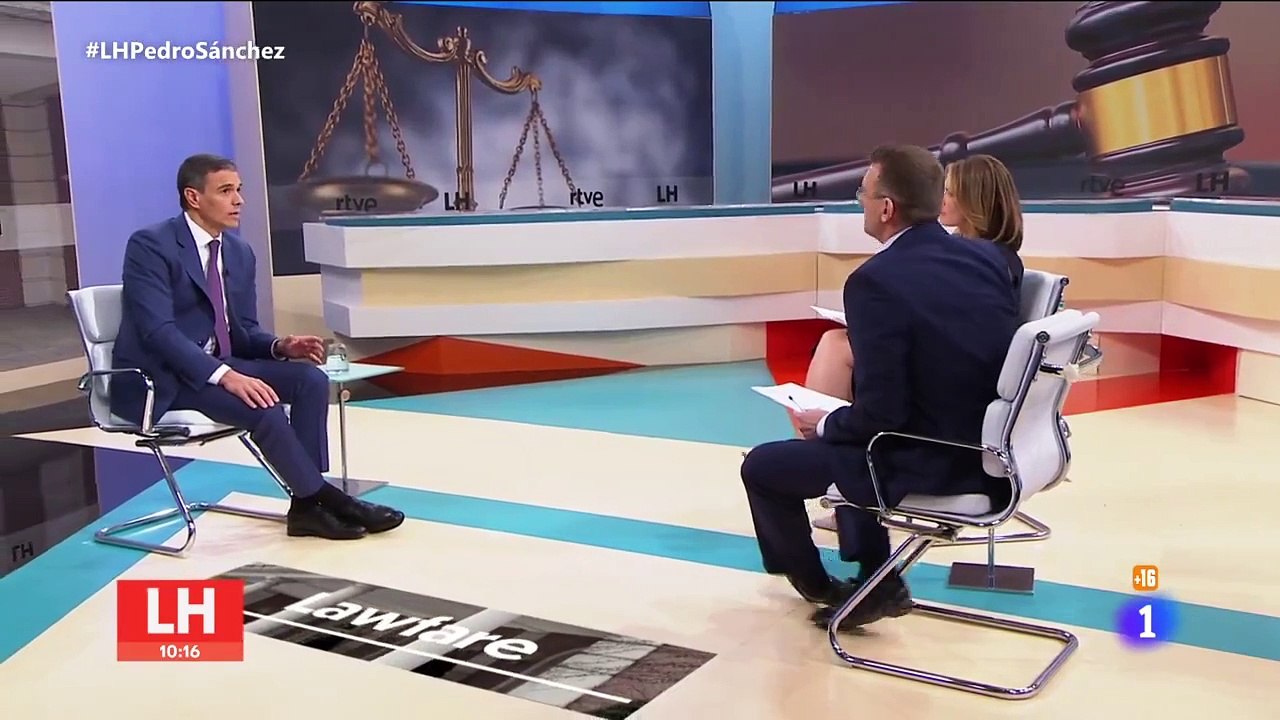 Pedro Sánchez: "Creo que ha habido casos claros de 'lawfare' en nuestro país."